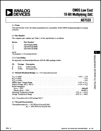 Click here to download AD7533SE/883B Datasheet