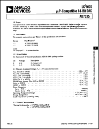 Click here to download AD7535BD/+ Datasheet