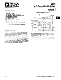 Click here to download AD7542AD Datasheet