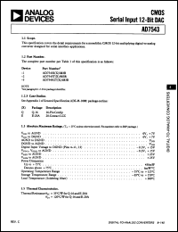 Click here to download AD7543AD Datasheet