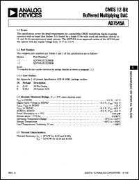 Click here to download AD7545BQ/+ Datasheet