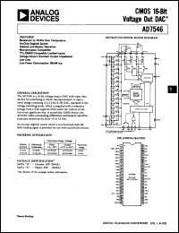 Click here to download AD7546KN Datasheet