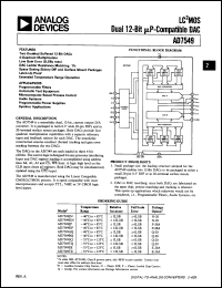 Click here to download AD7549SD/883B Datasheet