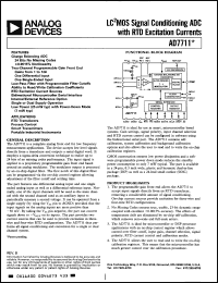 Click here to download AD7711AAN Datasheet