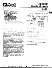 Click here to download AD773JD Datasheet