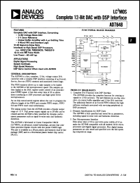 Click here to download AD7848SQ Datasheet