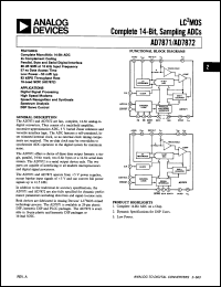 Click here to download AD7872AQ Datasheet