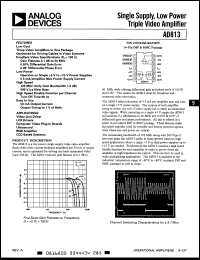 Click here to download AD813AR14 Datasheet