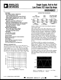 Click here to download AD822SQ/883B Datasheet