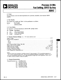 Click here to download AD843JR Datasheet