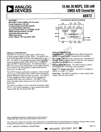 Click here to download AD873JR Datasheet