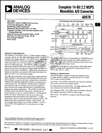 Click here to download AD878JP Datasheet