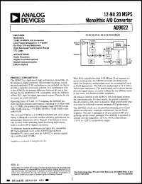 Click here to download AD9022BZ Datasheet