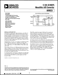 Click here to download AD9023SQ Datasheet