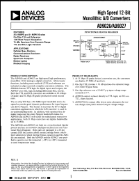 Click here to download AD9026BD Datasheet