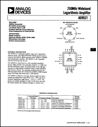 Click here to download AD9521JH Datasheet
