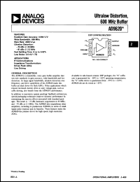 Click here to download AD9620AD Datasheet