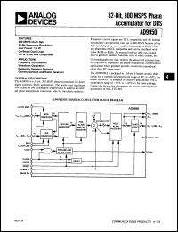 Click here to download AD9950TJ Datasheet