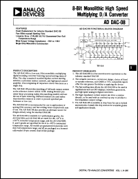 Click here to download ADDAC08/883B Datasheet