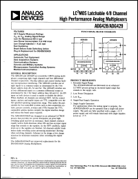 Click here to download ADG428N Datasheet