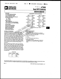 Click here to download ADG445BQ Datasheet