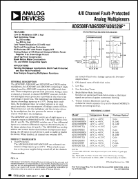Click here to download ADG528AKR Datasheet