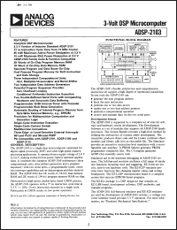 Click here to download ADSP2103BP52 Datasheet
