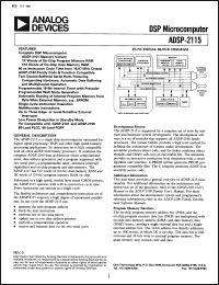 Click here to download ADSP2115BP66 Datasheet