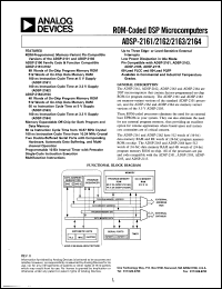 Click here to download ADSP2162KP40 Datasheet