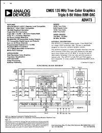 Click here to download ADV473KP35 Datasheet