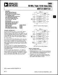 Click here to download ADV7122JP50 Datasheet