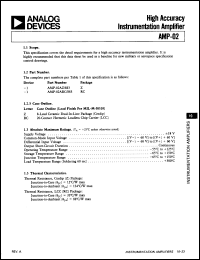 Click here to download AMP02AZ/883 Datasheet