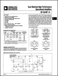 Click here to download OP04AY/883 Datasheet