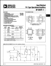 Click here to download OP09ARC/883 Datasheet