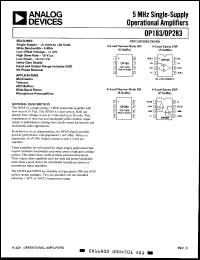Click here to download OP183GBC Datasheet