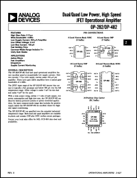 Click here to download OP282FS Datasheet