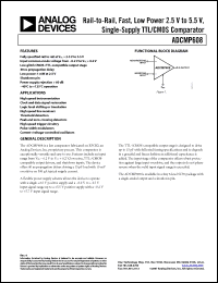 Click here to download ADCMP608BKSZ-REEL Datasheet