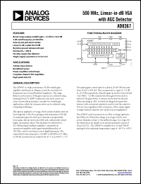 Click here to download AD8367_05 Datasheet