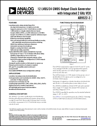 Click here to download AD9522-3 Datasheet