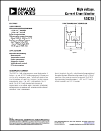 Click here to download AD8215 Datasheet