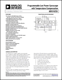 Click here to download ADIS16255ACCZ Datasheet