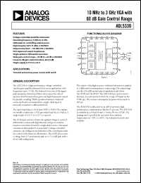 Click here to download ADL5330_05 Datasheet