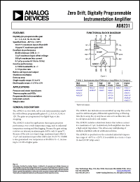 Click here to download AD8231 Datasheet