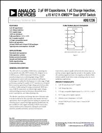Click here to download ADG1236YCP Datasheet