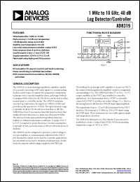 Click here to download AD8319-EVALZ Datasheet