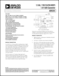 Click here to download AD9230BCPZ-170 Datasheet
