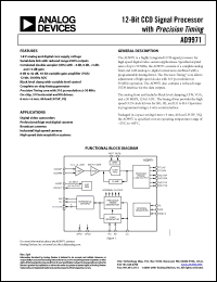 Click here to download AD9971 Datasheet