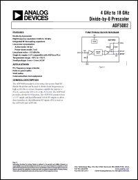 Click here to download ADF5002BCPZ-RL7 Datasheet