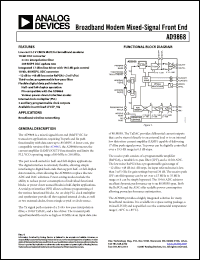 Click here to download AD9868BCPZ Datasheet