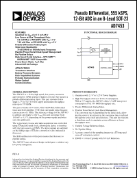 Click here to download AD7453BRT-R2 Datasheet